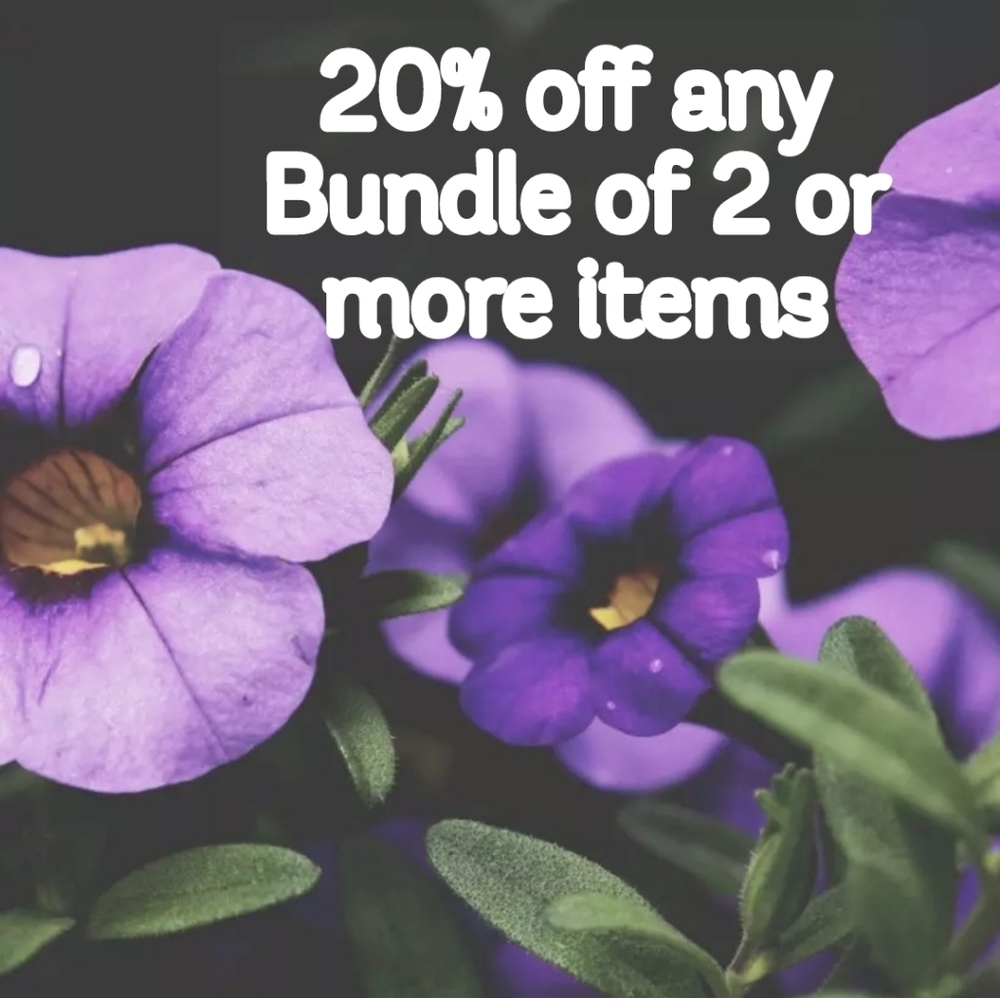 20% Off 2 or More items.
